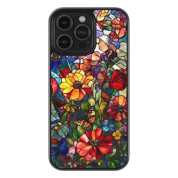 Floral Phone Cover – iPhone 16, 15 Pro, 14, Galaxy S25, S24, S24 Ultra, Pixel 9 - Picture 1 of 9